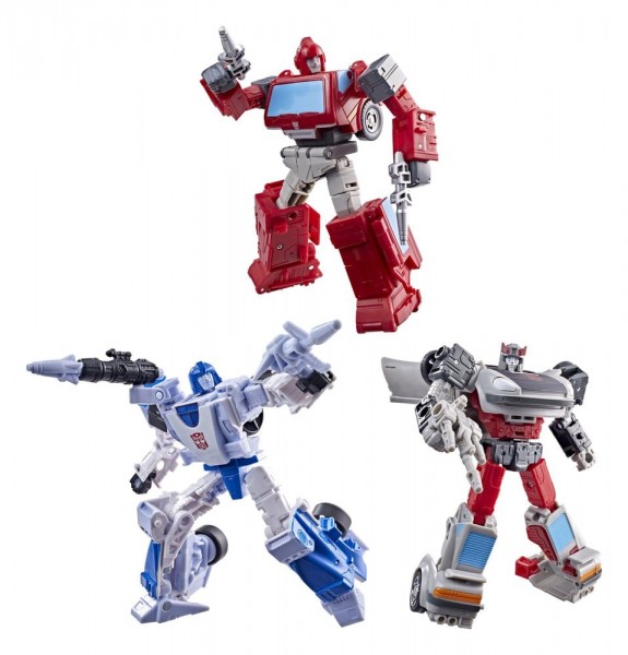Transformers Age of the Primes Actionfiguren 3er-Pack Autobot Mirage &amp; Bluestreak &amp; Ironhide