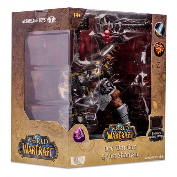 World of Warcraft Actionfigur Orc Shaman Warrior (Epic) 15 cm