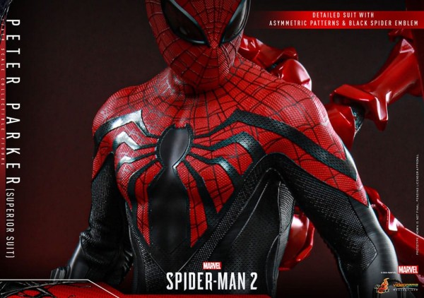 Spider-Man 2 Video Game Masterpiece Actionfigur 1/6 Peter Parker (Superior Suit) 30 cm
