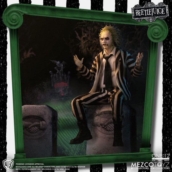 Beetlejuice Actionfigur 1/12 Beetlejuice Deluxe Edition 18 cm