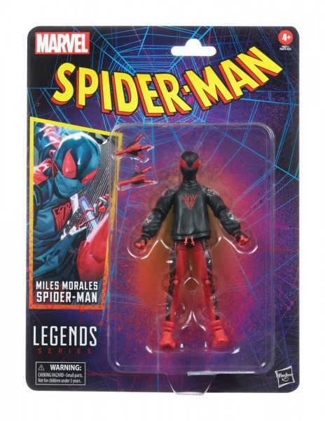 Spider-Man Marvel Legends Retro Action Figure Miles Morales Spider-Man 