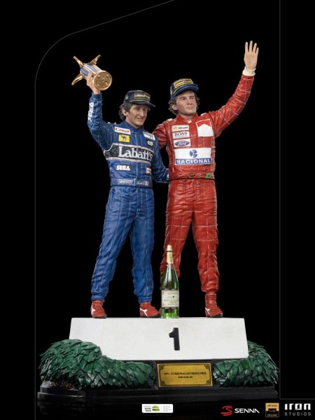 Ayrton Senna Art Scale Statue 1/10 Alain Prost & Ayrton Senna (The Last Podium 1993) Deluxe