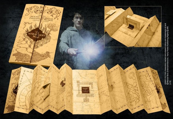 Harry Potter Replik 1:1 Die Karte des Herumtreibers