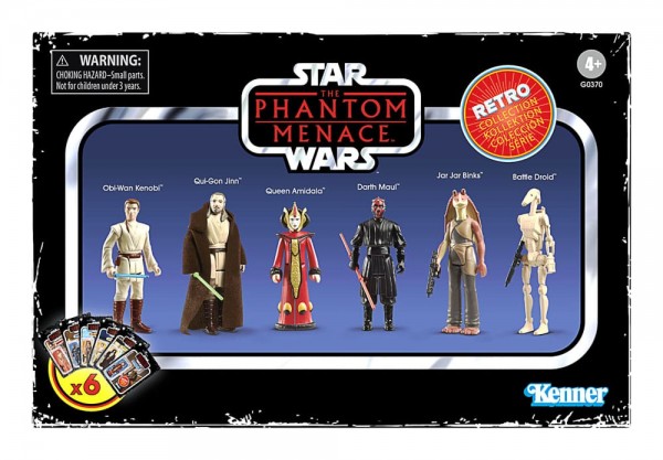 B-Article Star Wars Episode I Retro Collection Action Figures The Phantom Menace Multipack 10 cm