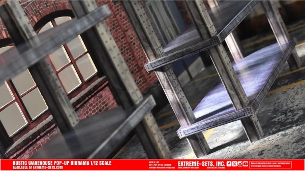 Extreme Sets Rustic Warehouse Pop-Up Diorama 1/12