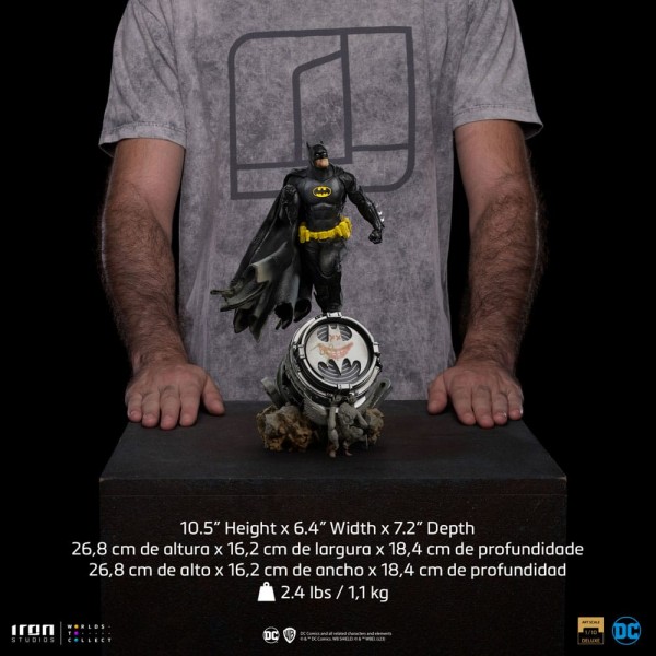 DC Comics BDS Art Scale Statue 1/10 Batman Deluxe (Black Version Exclusive) EU Exclusive 30 cm