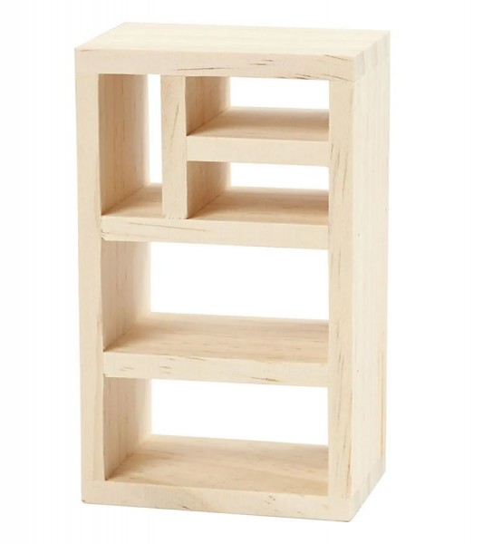 Small wooden shelf - 6 x 4 x 10 cm