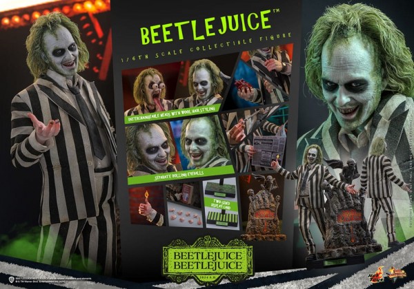 Beetlejuice Beetlejuice Movie Masterpiece Actionfigur 1/6 Beetlejuice 30 cm