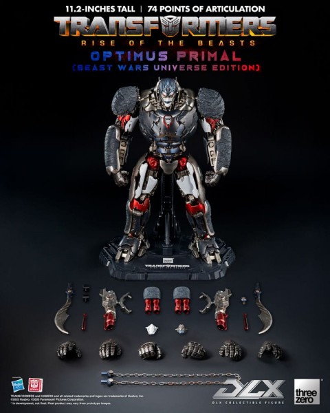Transformers: Aufstieg der Bestien DLX Actionfigur Optimus Primal (Beast Wars Universe) 29 cm