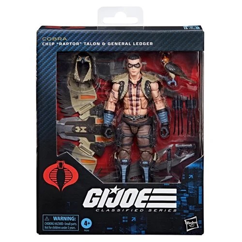 G.I. Joe Classified Series Chip Raptor Talon and General Ledger 6-Inch Action Figure