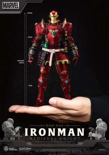 Marvel Dynamic 8ction Heroes Action Figure Medieval Knight Iron Man