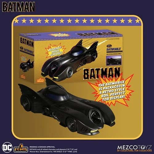 Batman 1989 5 Points Actionfigur 9,5 cm Batmobil