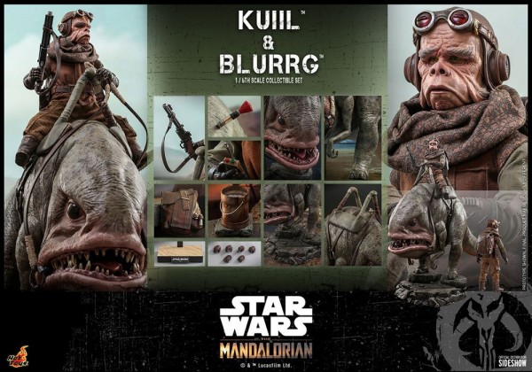 Star Wars The Mandalorian Television Masterpiece Actionfiguren 1/6 Kuiil & Blurrg (2-Pack)