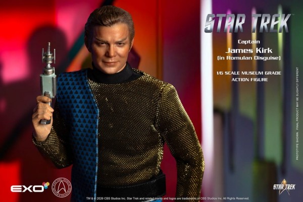 Raumschiff Enterprise Actionfigur 1/6 Captain James T. Kirk (Romulan Disguise) 29 cm