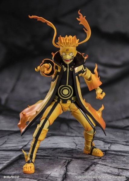 Naruto S.H. Figuarts Actionfigur Naruto Uzumaki (Kurama Link Mode) - Courageous Strength That Binds