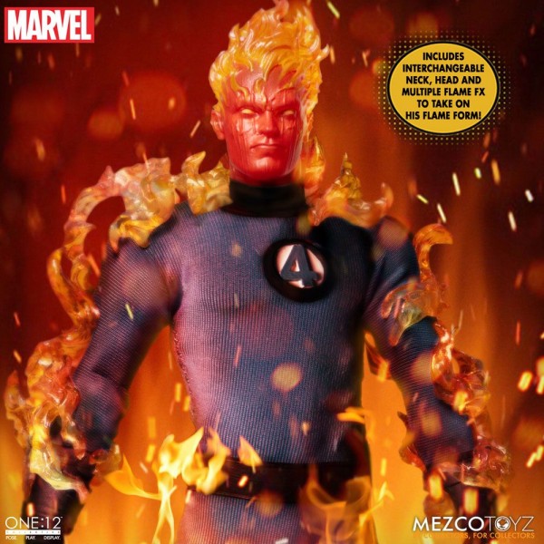 Marvel 'The One:12 Collective' Actionfiguren 1/12 Fantastic Four (Deluxe Steel Box-Set)