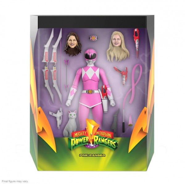 Power Rangers Ultimates Action Figure Mighty Morphin Pink Ranger