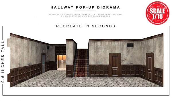 Extreme Sets Pop-Up Diorama Hallway Set 1/18