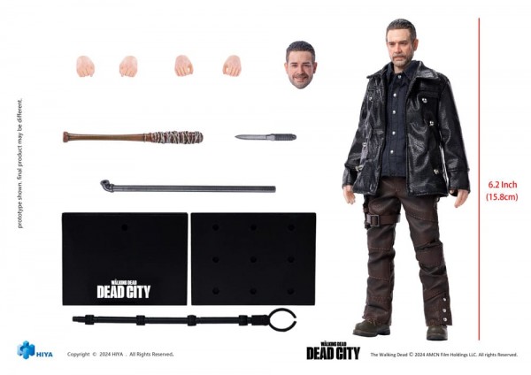 The Walking Dead: Dead City Exquisite Super Series Actionfigur 1/12 Negan 16 cm