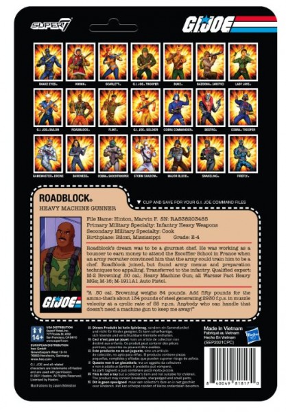 G.I. Joe ReAction Actionfigur Roadblock