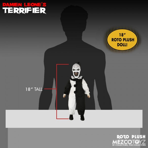 Terrifier Roto Plush Figure Art the Clown 46 cm