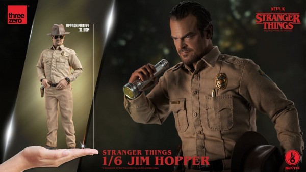 Stranger Things Action Figure 1:6 Jim Hopper (Season 1) 32 cm