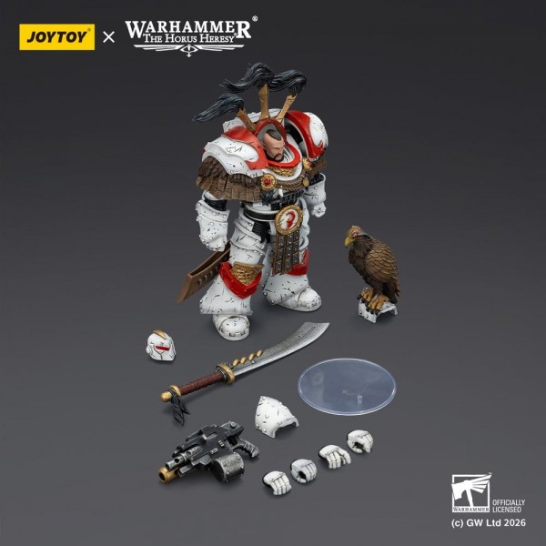 Warhammer 40,000 Actionfigur White Scars Legion Praetor in Cataphractii Terminator Armour 14 cm