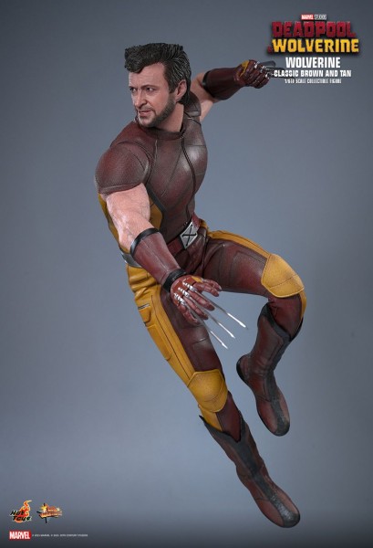 Deadpool & Wolverine Movie Masterpiece Actionfigure 1/6 Wolverine (Classic Brown and Tan) Hot Toys Exclusive 31 cm