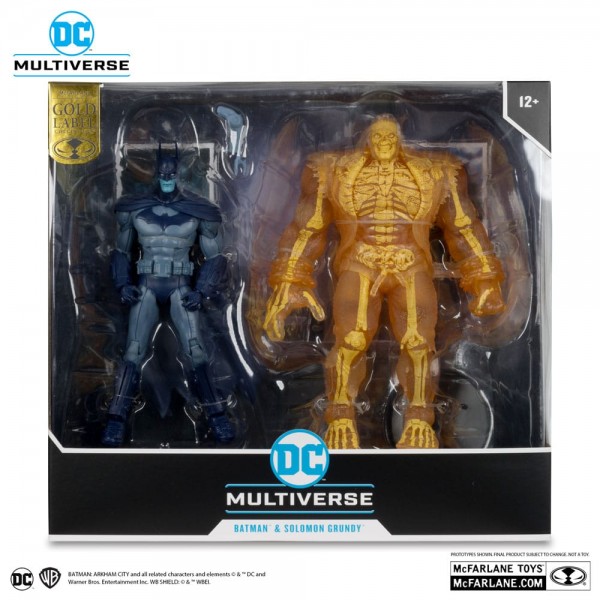 Arham City DC Multiverse Action Figure 2-Pack Batman & Solomon Grundy (Gold Label) 18 cm