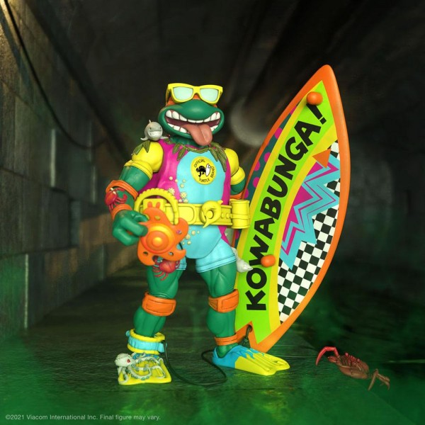 Teenage Mutant Ninja Turtles Ultimates Action Figure Sewer Surfer Mike