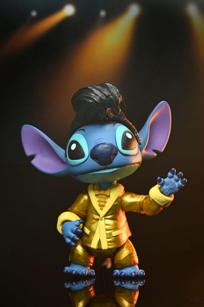 Lilo &amp; Stitch Action Figure Ultimate Gold Suit Elvis Stitch 18 cm