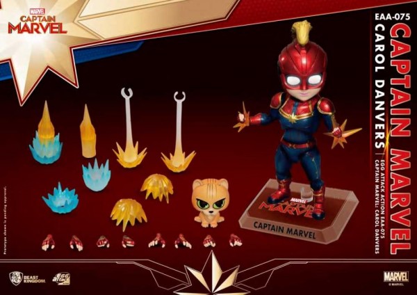 Captain Marvel 'Egg Attack Action' Figur Carol Danvers