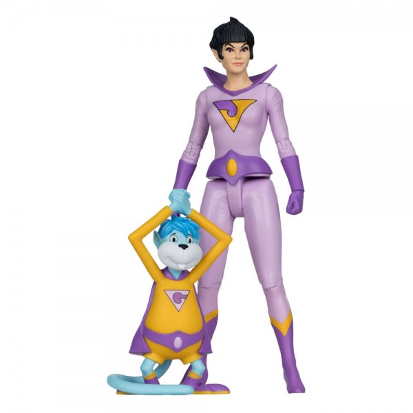 DC Retro Super Friends Actionfigur Jayna &amp; Gleek (Red Platinum Edition) 15 cm