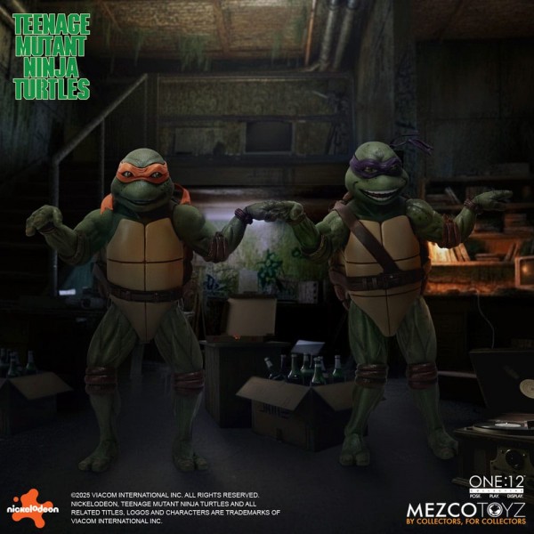 TMNT Figures box set 1/12 Teenage Mutant Ninja Turtles (1990 Movie) 15 cm