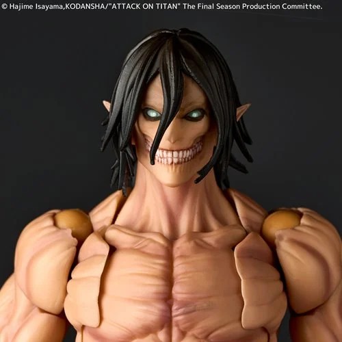 Attack on Titan Eren Yeager Titan Revoltech Amazing Yamaguchi Action Figure