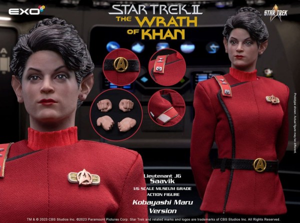 Star Trek II: The Wrath of Khan Action Figure 1:6 Lt. Saavik (Kobayashi Maru Version) 28 cm