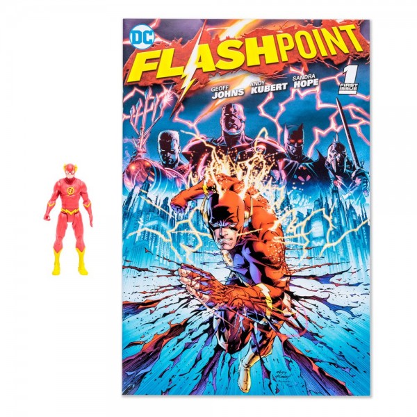 DC Page Punchers Action Figure &amp; Comic The Flash (Flashpoint)