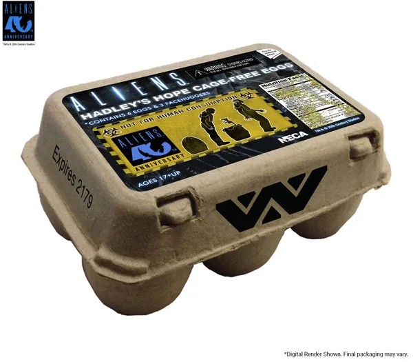 Aliens 40th Anniversary Alien Eggs 6 Accessory Pack