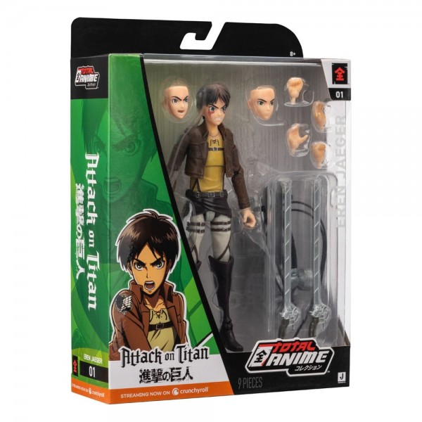 Attack on Titan Total Anime Action Figure Eren Jaeger 17 cm