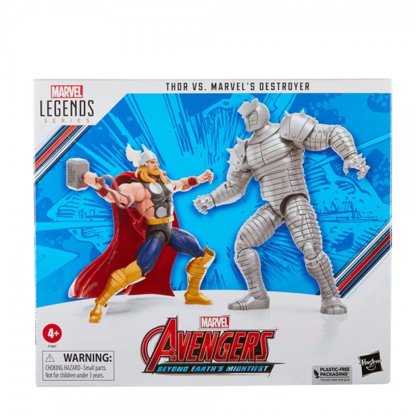 Avengers Marvel Legends Action Figures Thor vs. Marvel's Destroyer 15 cm