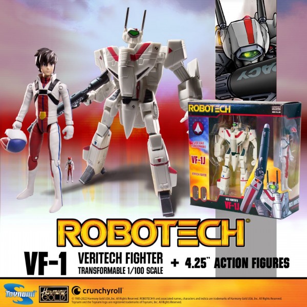 Robotech: Veritech Transformable Fighter and Pilot Actionfiguren (5)