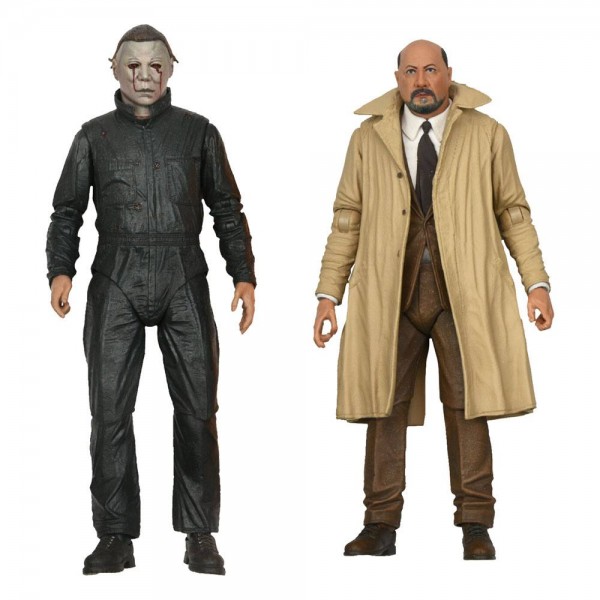 Halloween II Action Figures Ultimate Michael Myers &amp; Dr. Loomis (2-Pack)