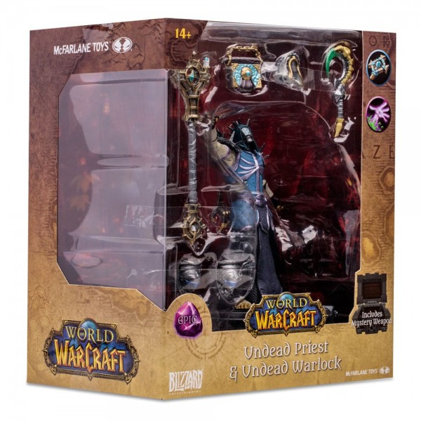 B-Stock World of Warcraft Action Figure Undead Priest Warlock (Epic) 15 cm - damaged packaging