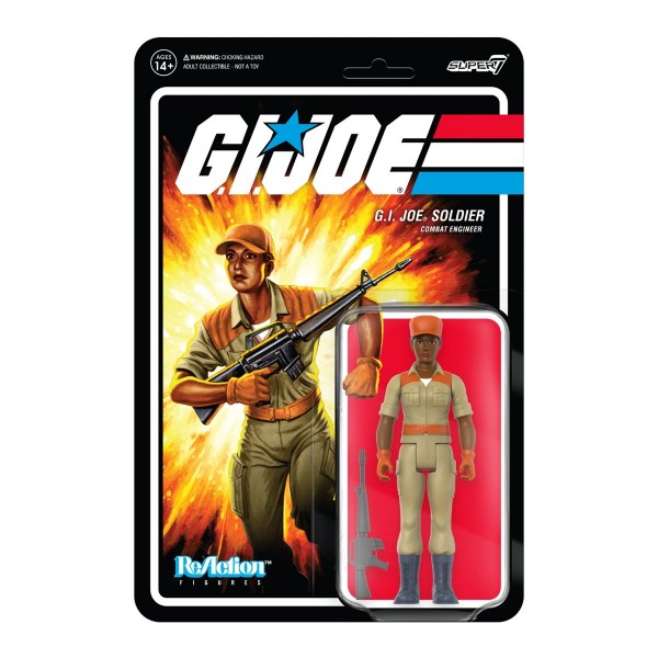 G.I. Joe ReAction Actionfigur Female Combat Engineer Short Hair (Brown)