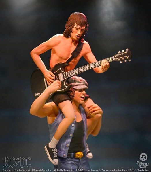 AC/DC Rock Iconz Statue 1/9 Angus & Brian