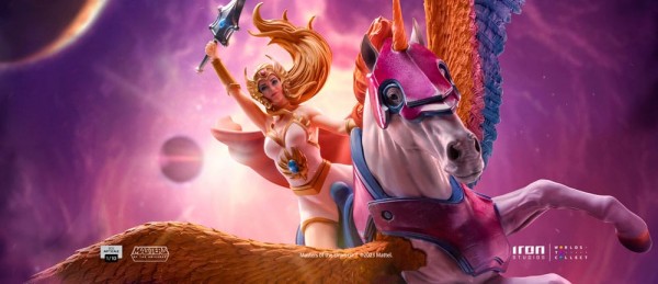Masters of the Universe BDS Art Scale Statue 1:10 She-Ra and Swiftwind 42 cm
