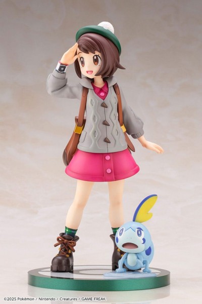 Pokémon ARTFXJ Statue 1/8 Gloria &amp; Sobble 21 cm