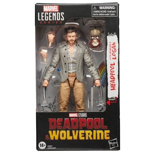 Deadpool & Wolverine Marvel Legends Headpool with Logan Actionfigure