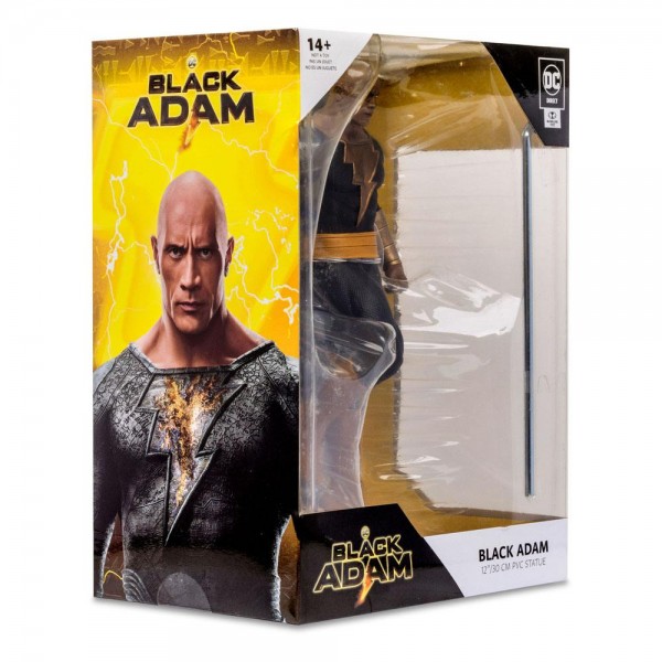 DC Black Adam Movie Posed Statue Black Adam