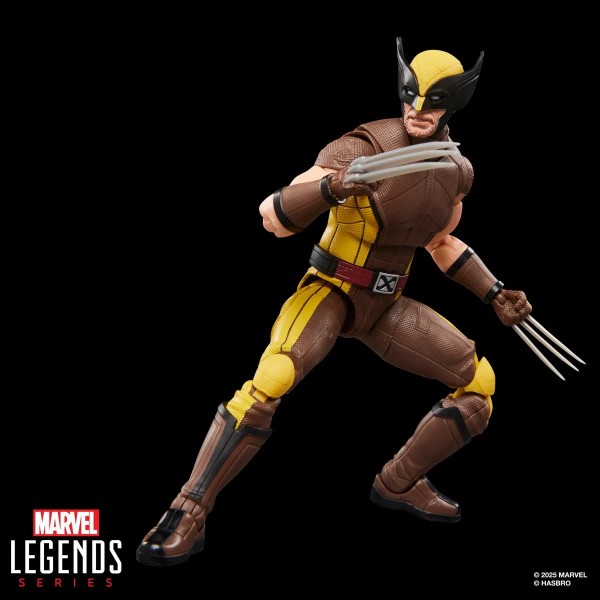 Deadpool &amp; Wolverine Marvel Legends Wolverine (Brown Suit) Actionfigur